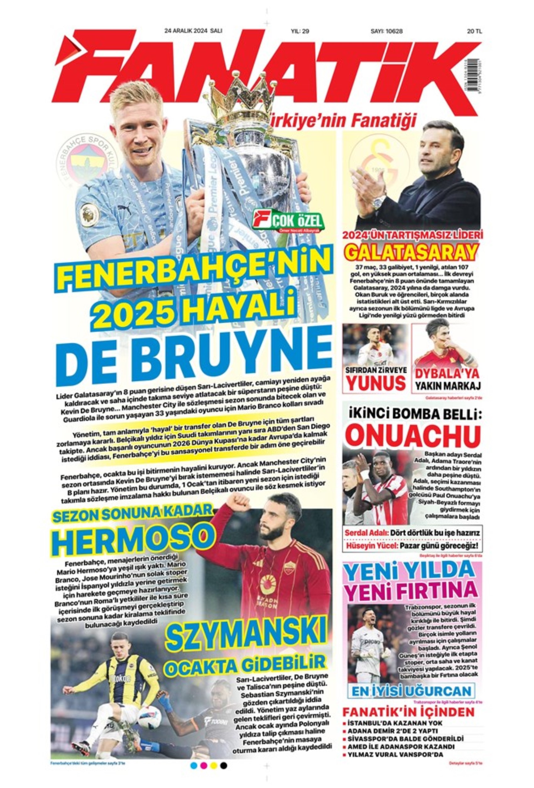 Galatasaray ve Fenerbahçe'de transfer harekatı: İşte sporun manşetleri