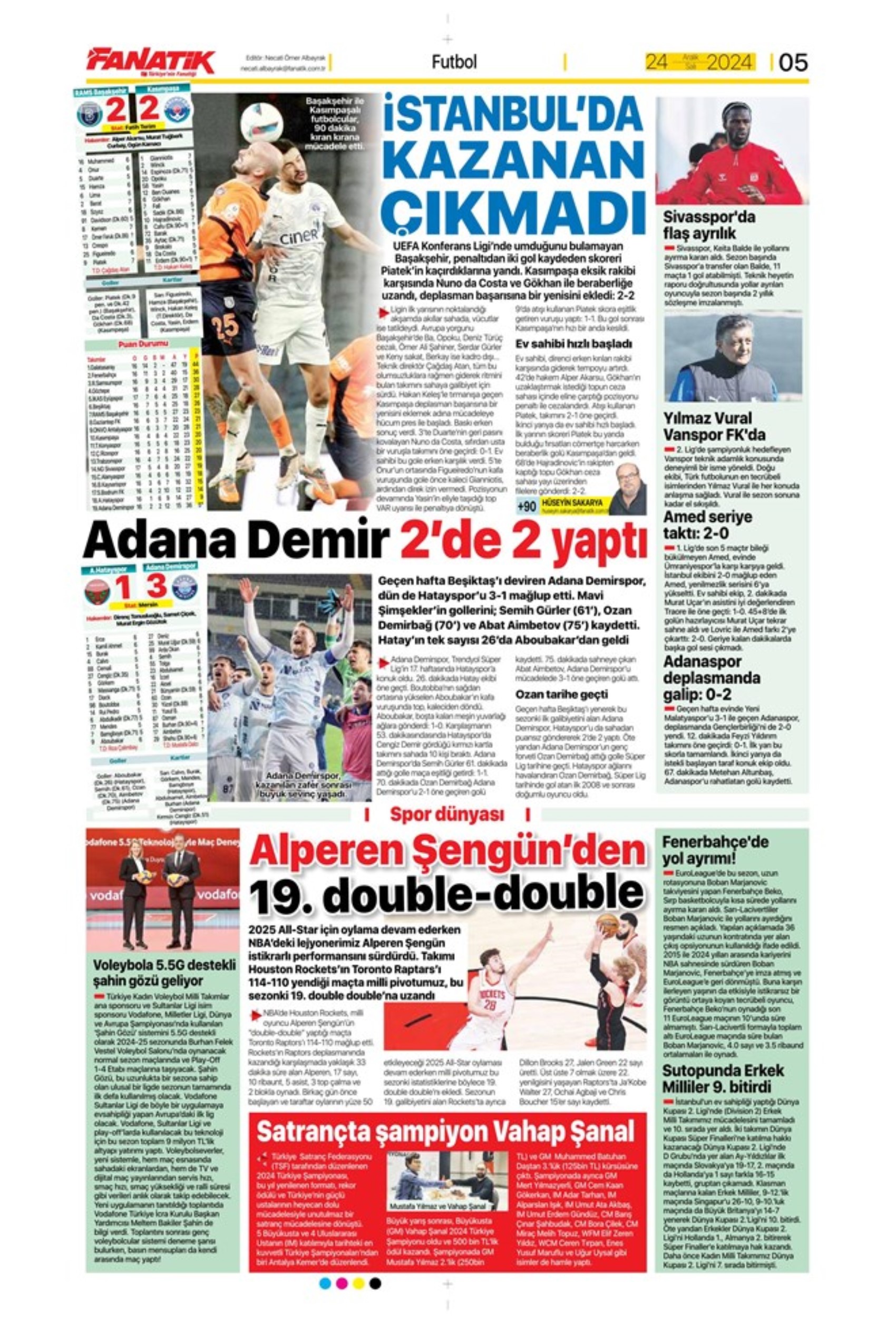 Galatasaray ve Fenerbahçe'de transfer harekatı: İşte sporun manşetleri