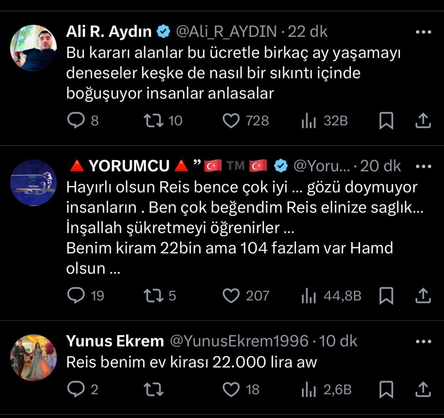 Cumhurbaşkanı Erdoğan'ın yeni asgari ücret mesajının altına yorum yağdı: 'Fazla olmuş 18 bin 500 TL yeterdi'