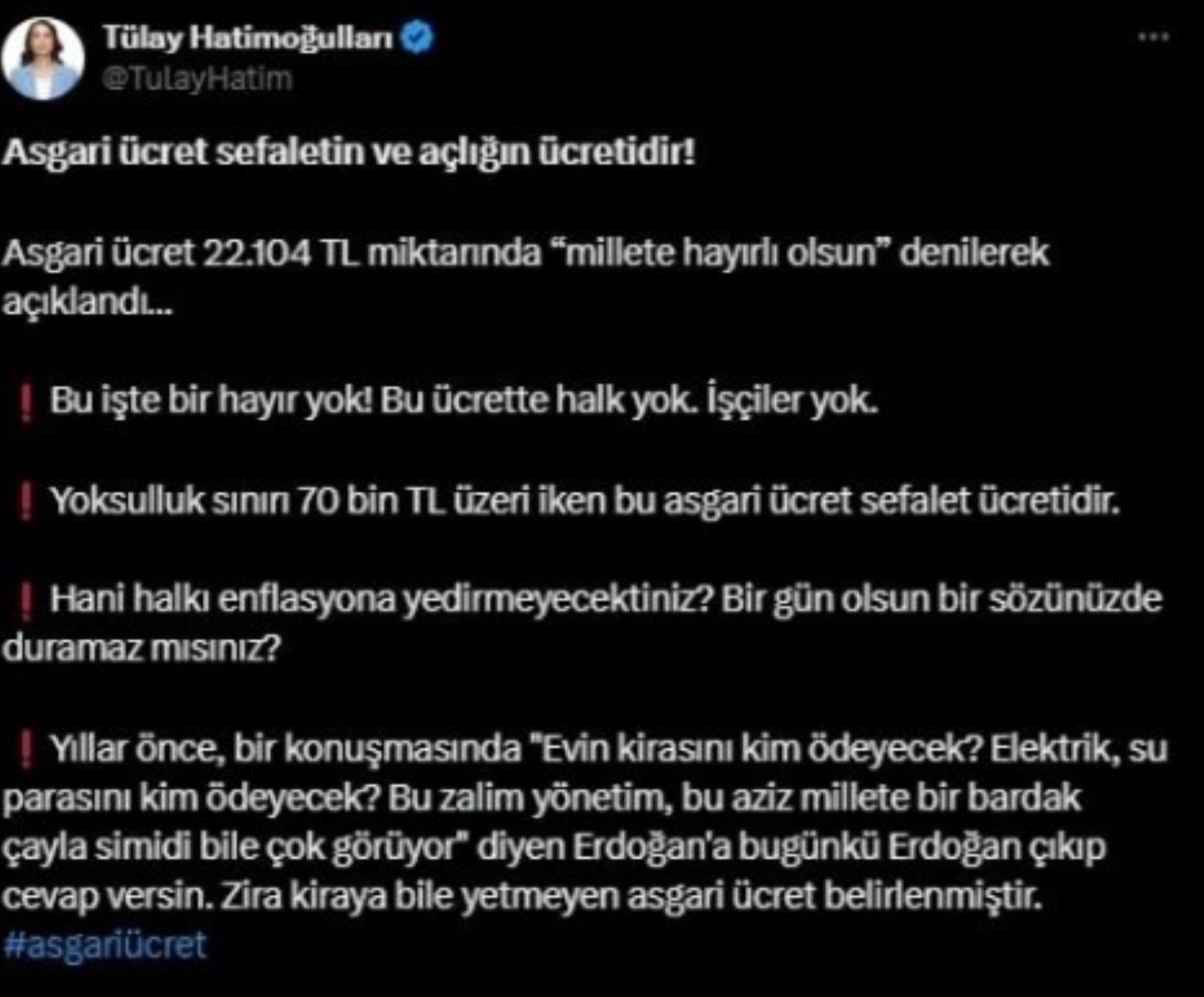 Asgari ücret açıklandı siyasilerden tepki mesajları yağdı: 'Ekonomistim dedi, ekonomiyi batırdı'