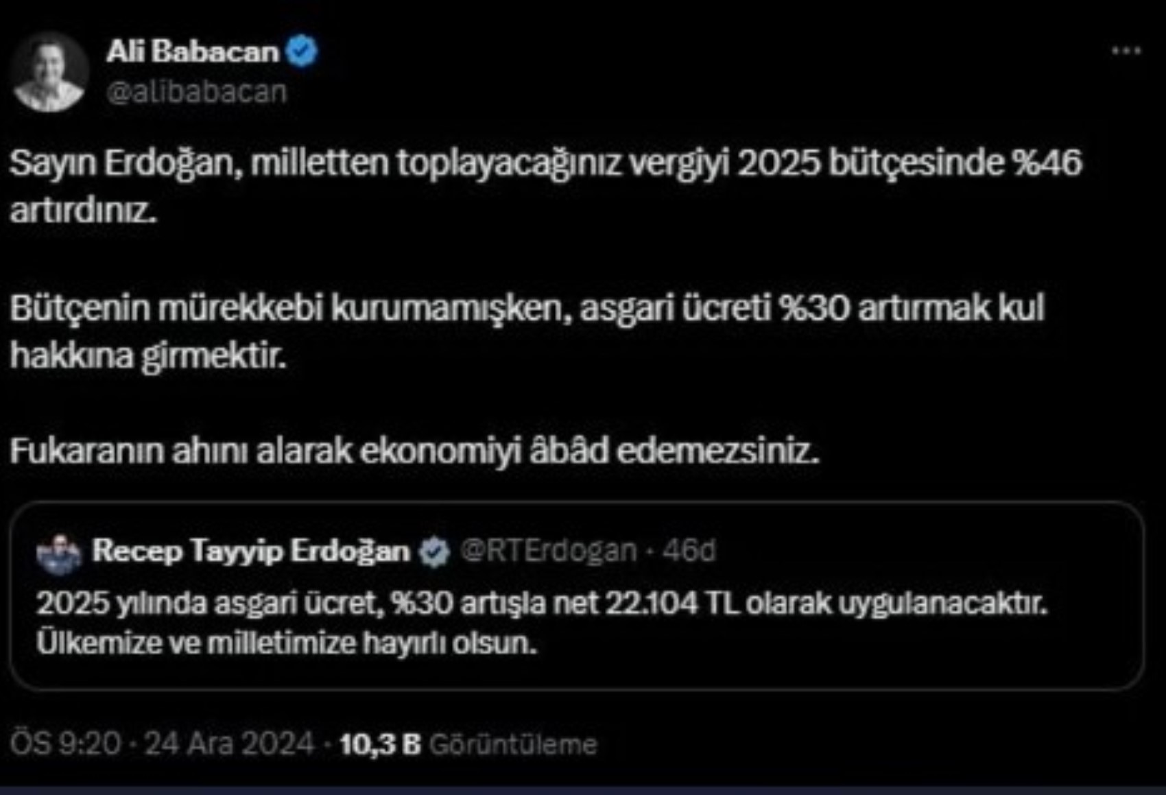 Asgari ücret açıklandı siyasilerden tepki mesajları yağdı: 'Ekonomistim dedi, ekonomiyi batırdı'