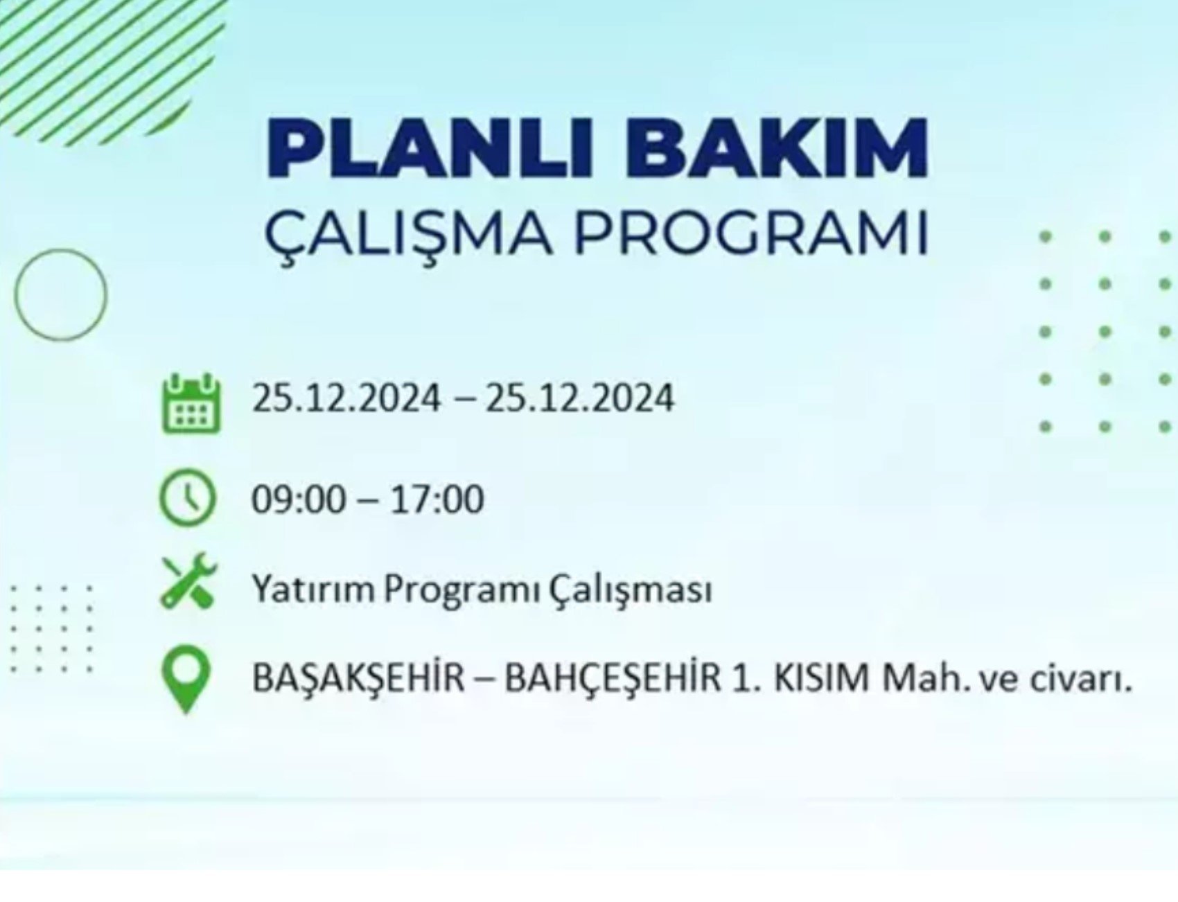 BEDAŞ açıkladı... İstanbul'da elektrik kesintisi: 25 Aralık'ta hangi mahalleler etkilenecek?