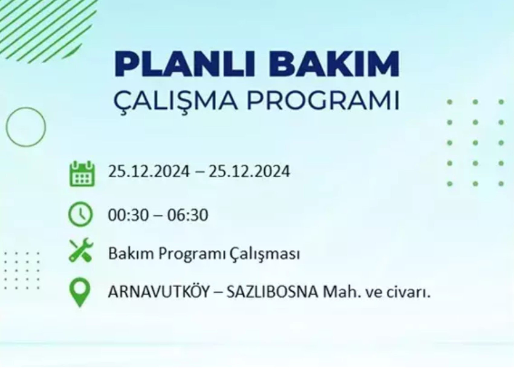 BEDAŞ açıkladı... İstanbul'da elektrik kesintisi: 25 Aralık'ta hangi mahalleler etkilenecek?