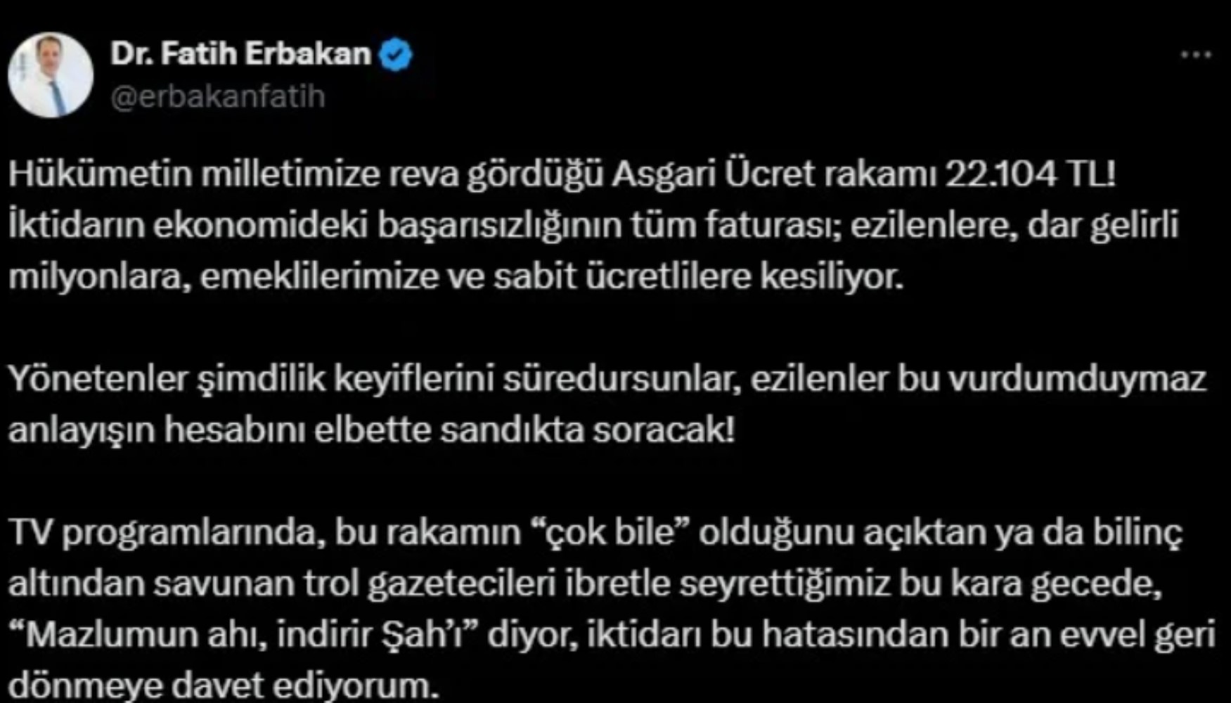 Asgari ücret beklenenin çok altında kaldı: Liderlerden zam tepkisi geldi!