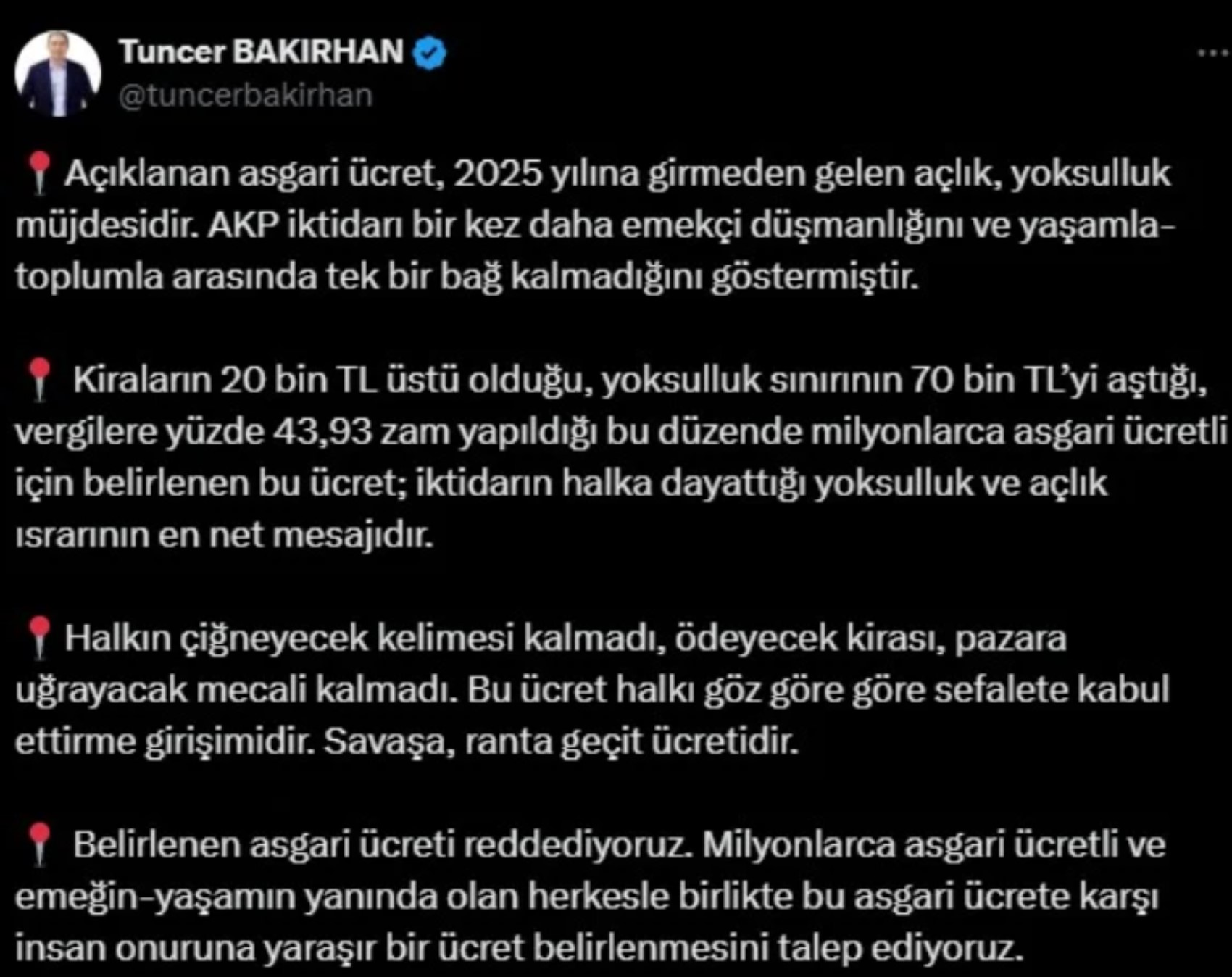 Asgari ücret beklenenin çok altında kaldı: Liderlerden zam tepkisi geldi!