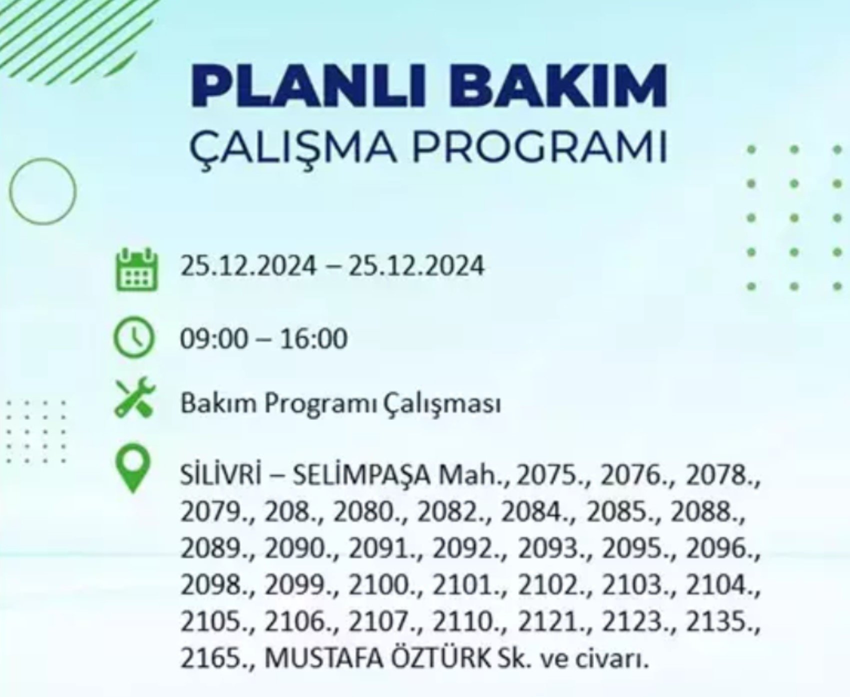 BEDAŞ açıkladı... İstanbul'da elektrik kesintisi: 25 Aralık'ta hangi mahalleler etkilenecek?