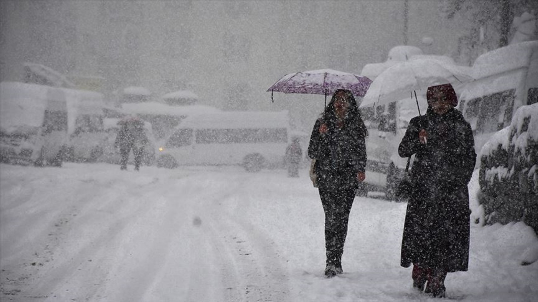 Tempesta e pioggia mista a neve in arrivo sul Mar di Marmara
