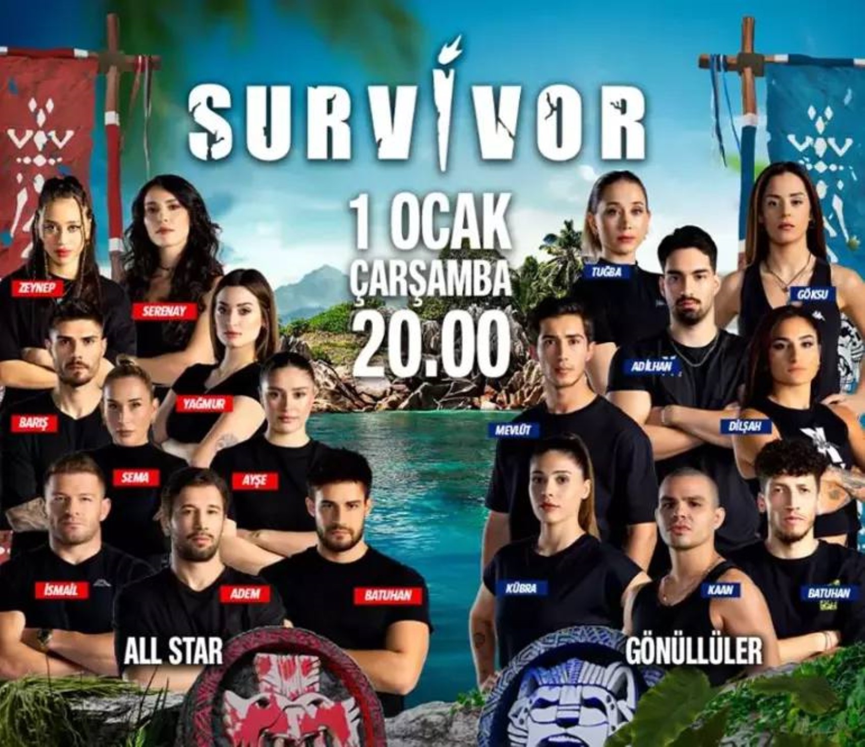 Survivor All Star 2025 ne zaman başlıyor? Ünlüler ve gönüllüler kadrosunda kimler var?