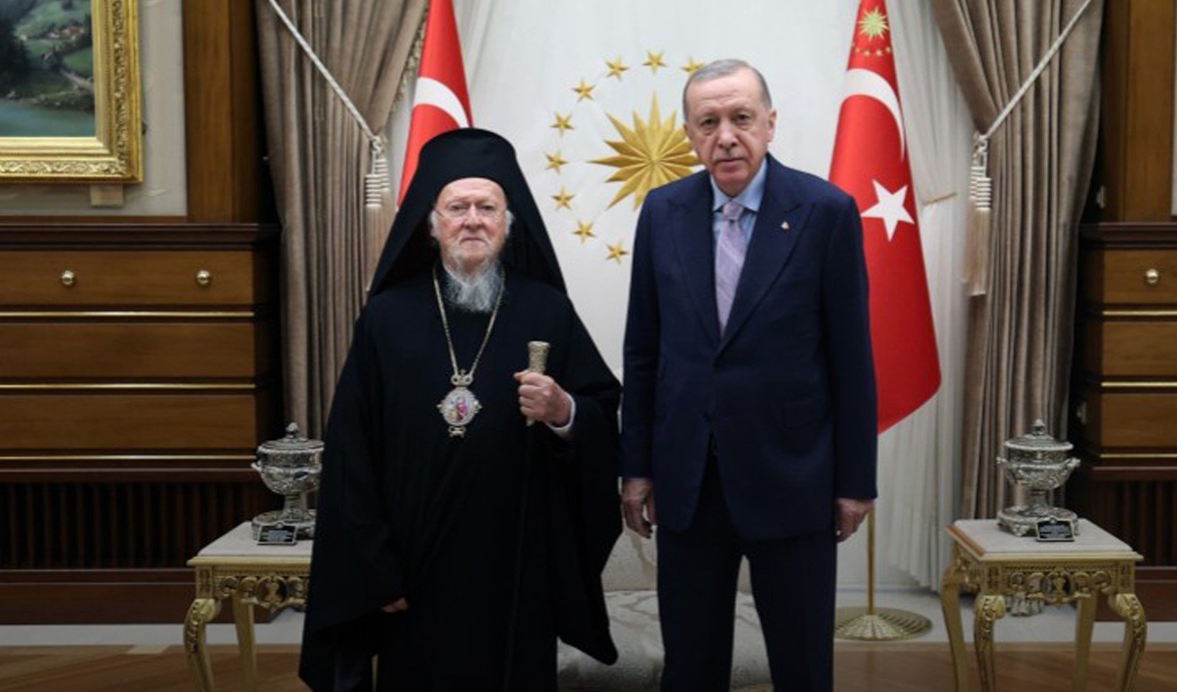 Fener Rum Patrikhanesinden, Bartholomeos'un Cumhurbaşkanı Erdoğan ziyaretine dair açıklama