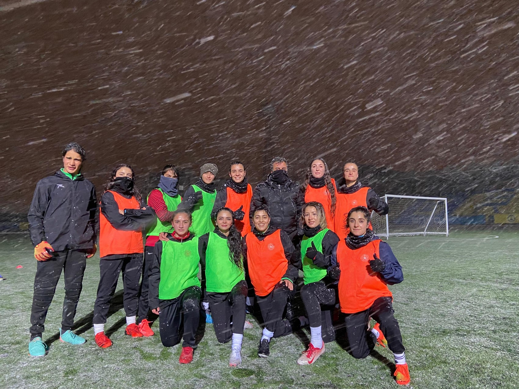 Ağrı Kadın Futbol Takımı antrenmanlarını sürdürüyor