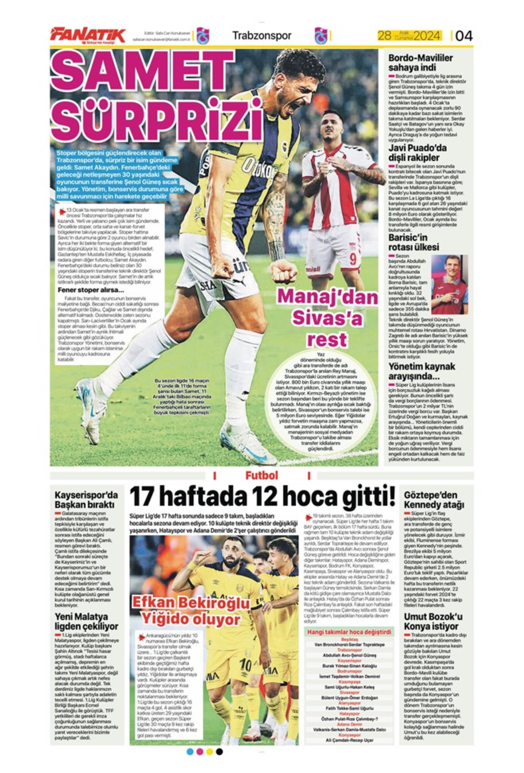 La bomba Richarlison: i titoli sportivi del 28 dicembre