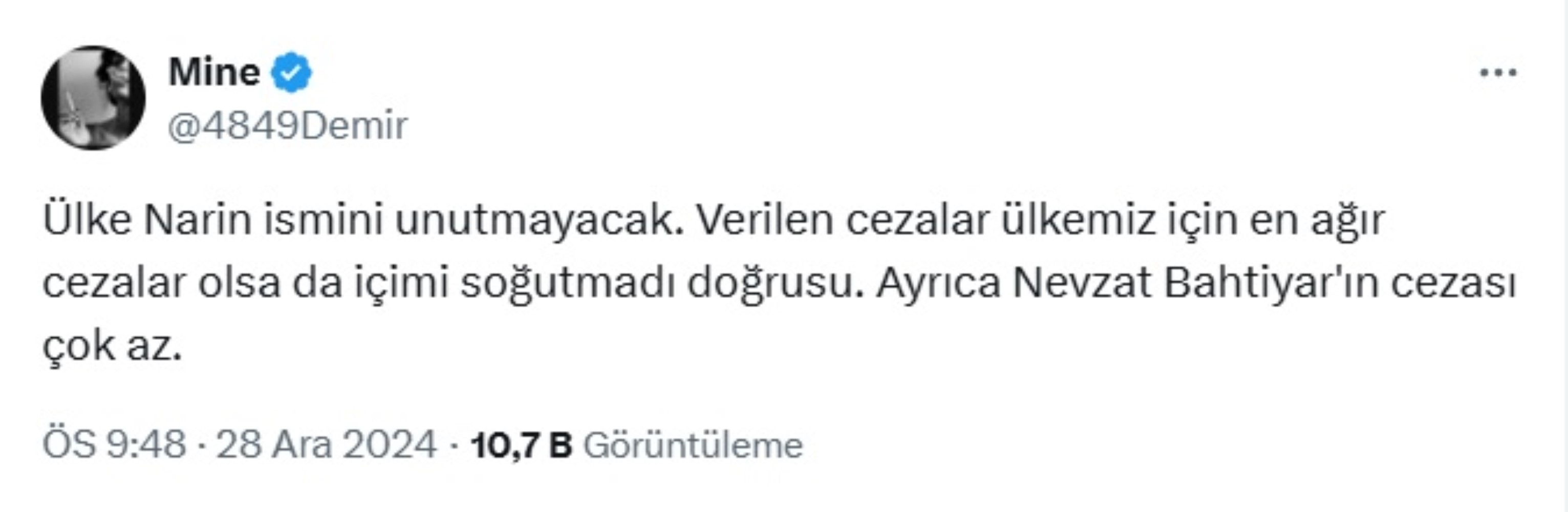 Nevzat Bahtiyar'a 4 yıl 6 ay hapis kararına sosyal medyada tepki yağdı: 'Herkesin bir cesedi saklamasının önünü açar'