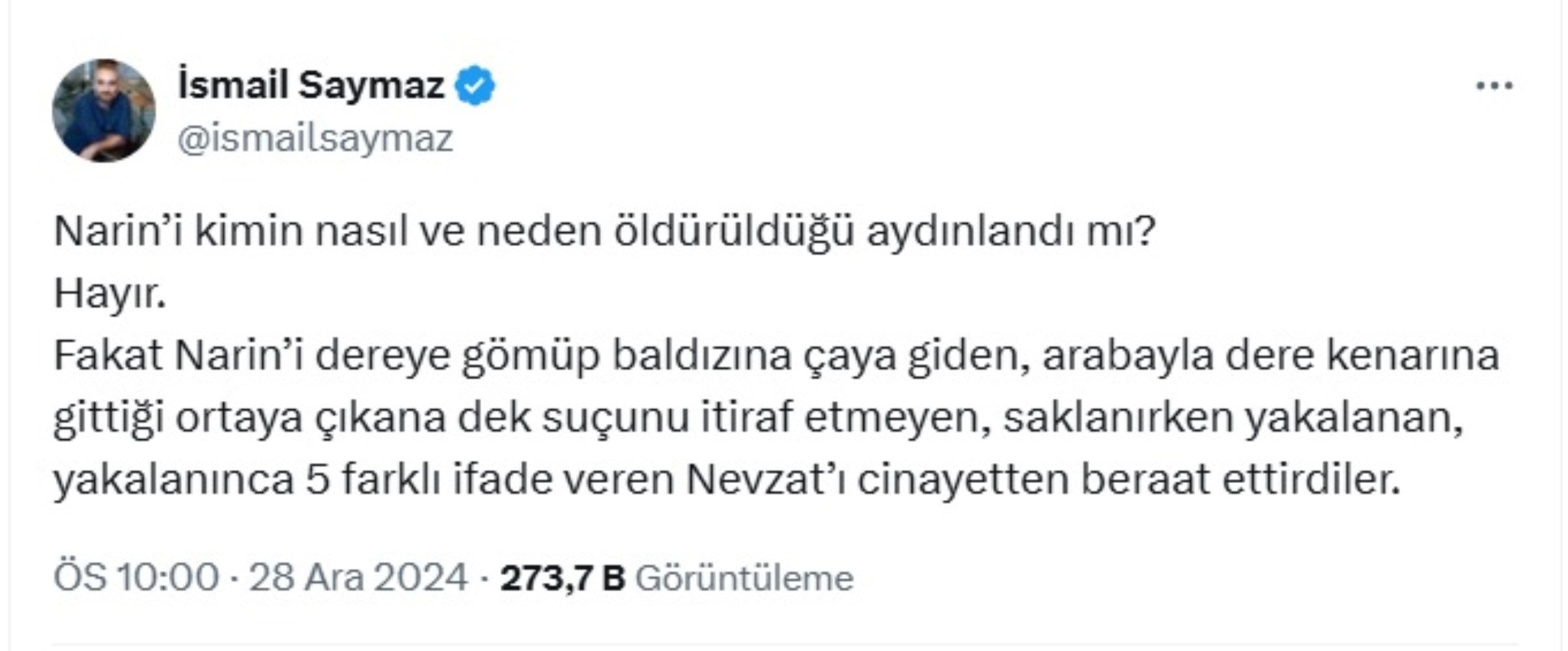 Nevzat Bahtiyar'a 4 yıl 6 ay hapis kararına sosyal medyada tepki yağdı: 'Herkesin bir cesedi saklamasının önünü açar'