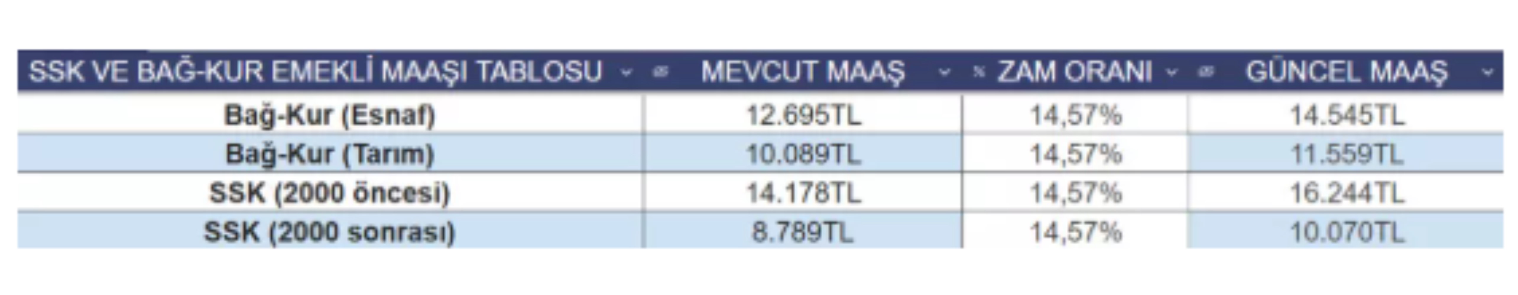 2025 Ocak maaş artışları: Emekli ve memur maaş zammı belli oldu! İşte kalem kalem yeni zamlı maaşlar