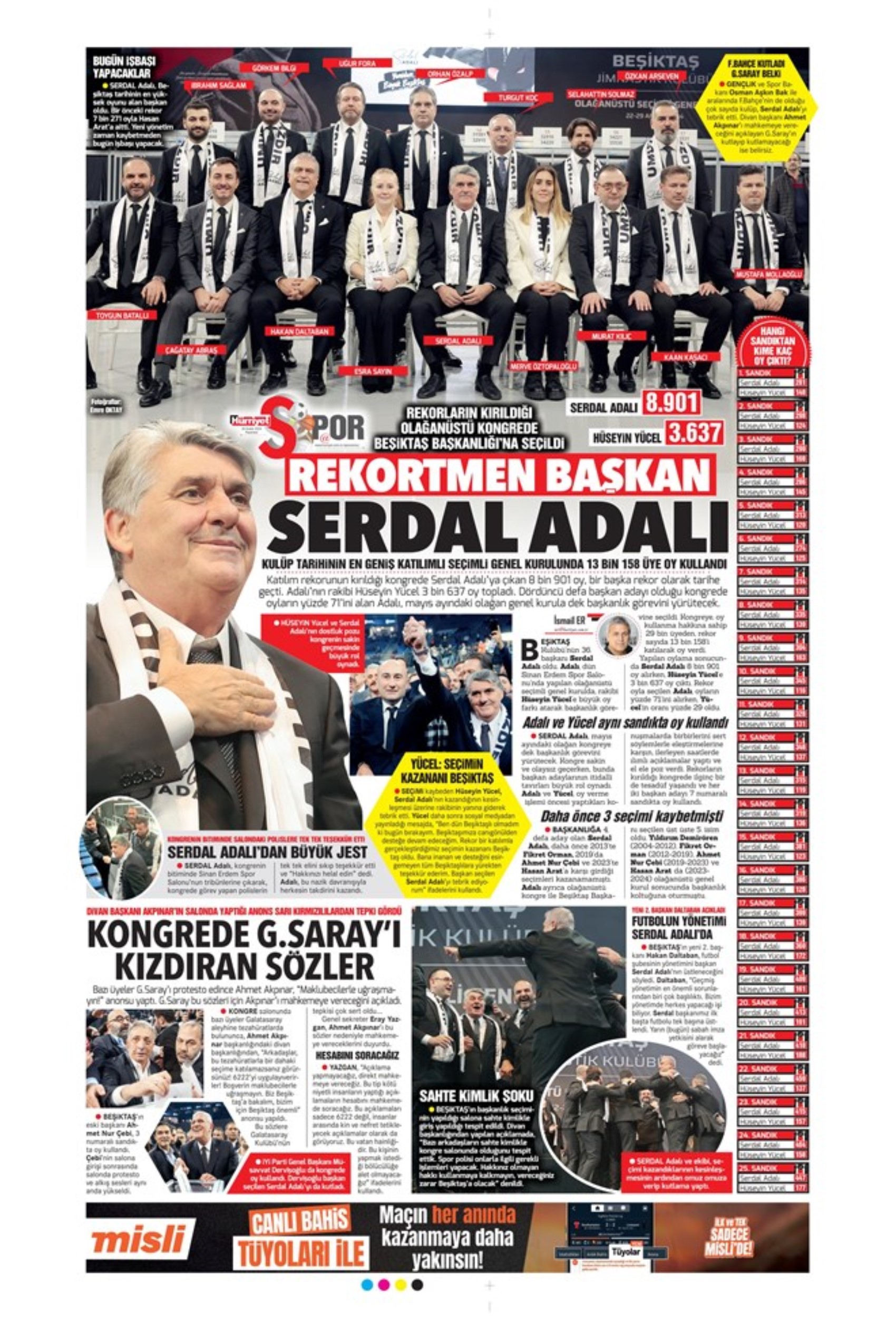 Battaglia per Kevin De Bruyne e operazione Kolo Muani: Serdal Adalı è il nuovo presidente del Beşiktaş! I titoli sportivi del 30 dicembre