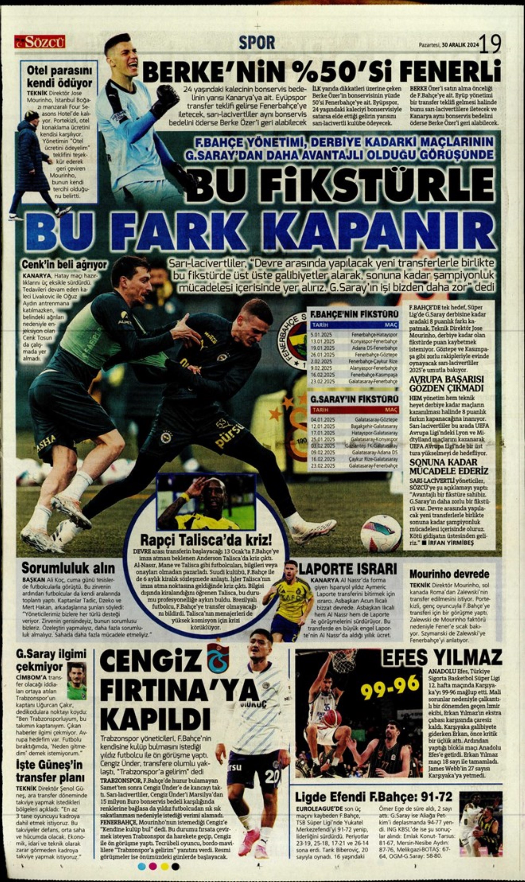 Battaglia per Kevin De Bruyne e operazione Kolo Muani: Serdal Adalı è il nuovo presidente del Beşiktaş! I titoli sportivi del 30 dicembre