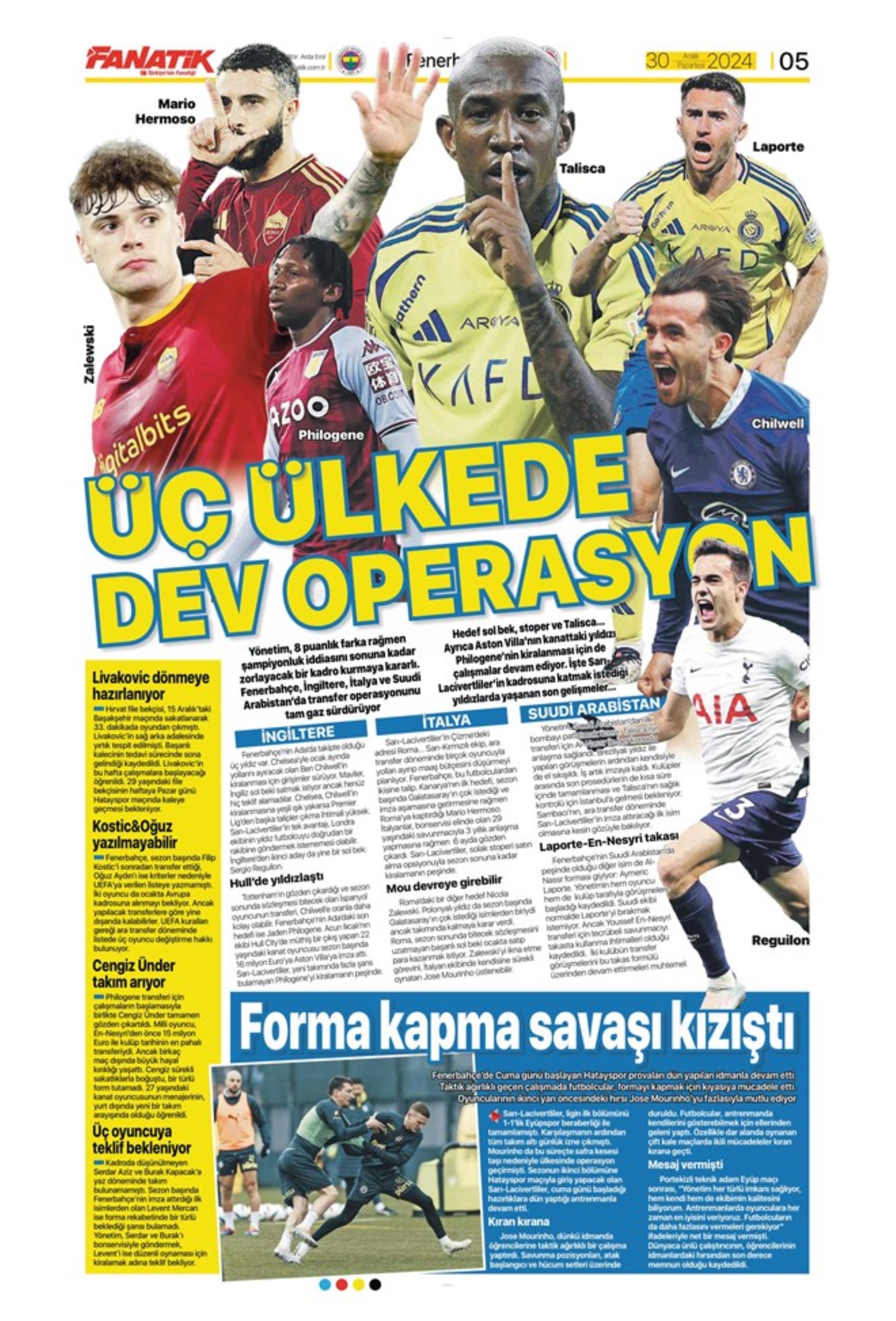 Battaglia per Kevin De Bruyne e operazione Kolo Muani: Serdal Adalı è il nuovo presidente del Beşiktaş! I titoli sportivi del 30 dicembre