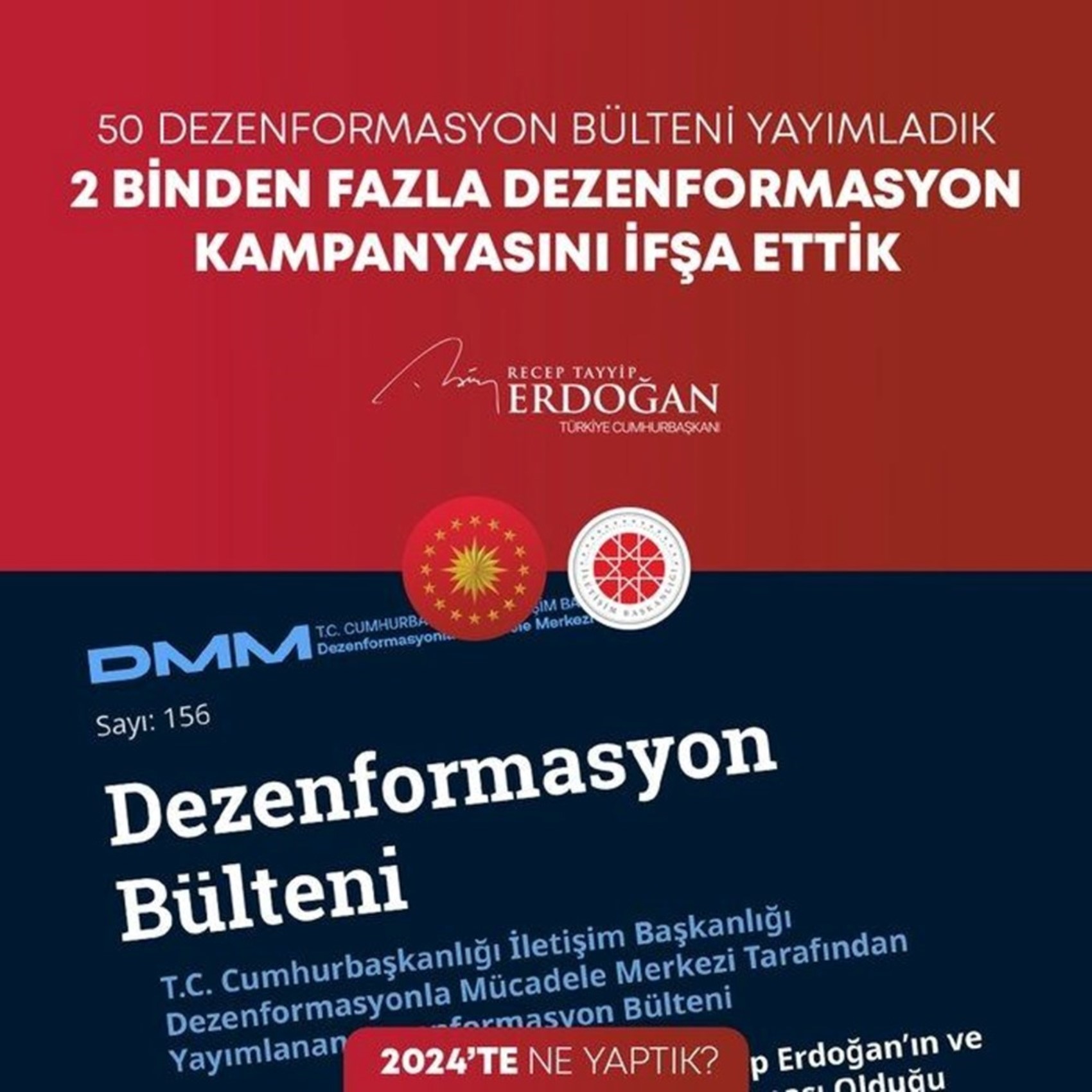 Erdoğan'ın 2024 değerlendirmesinde ekonomik kriz yok: 'İcraatları'nı paylaştı