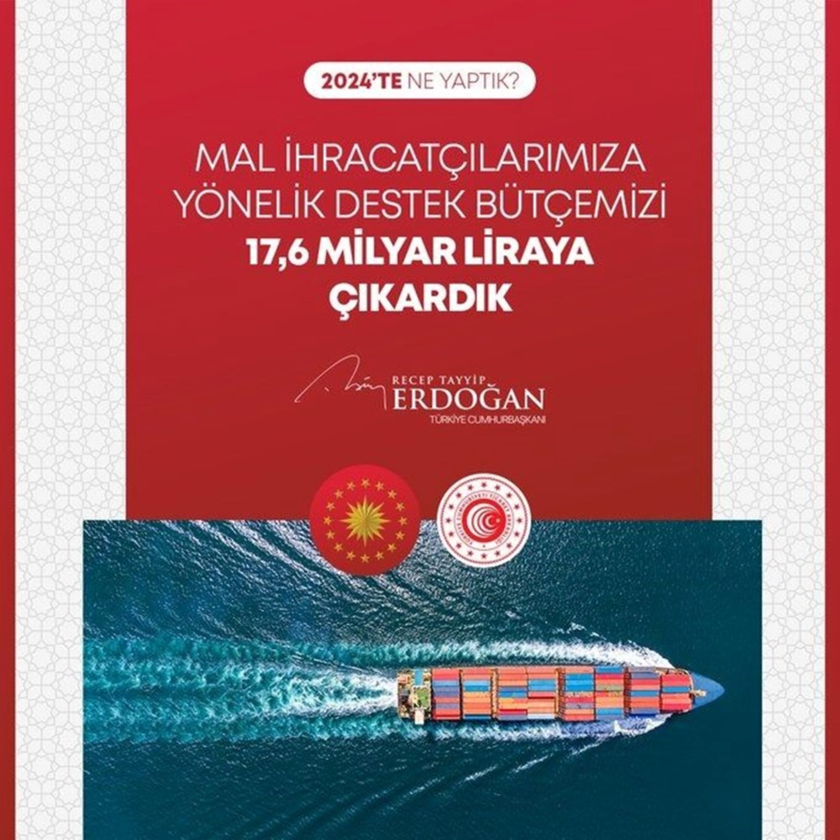 Erdoğan'ın 2024 değerlendirmesinde ekonomik kriz yok: 'İcraatları'nı paylaştı