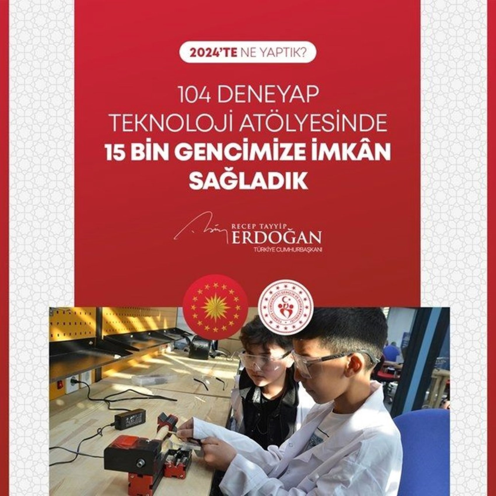 Erdoğan'ın 2024 değerlendirmesinde ekonomik kriz yok: 'İcraatları'nı paylaştı