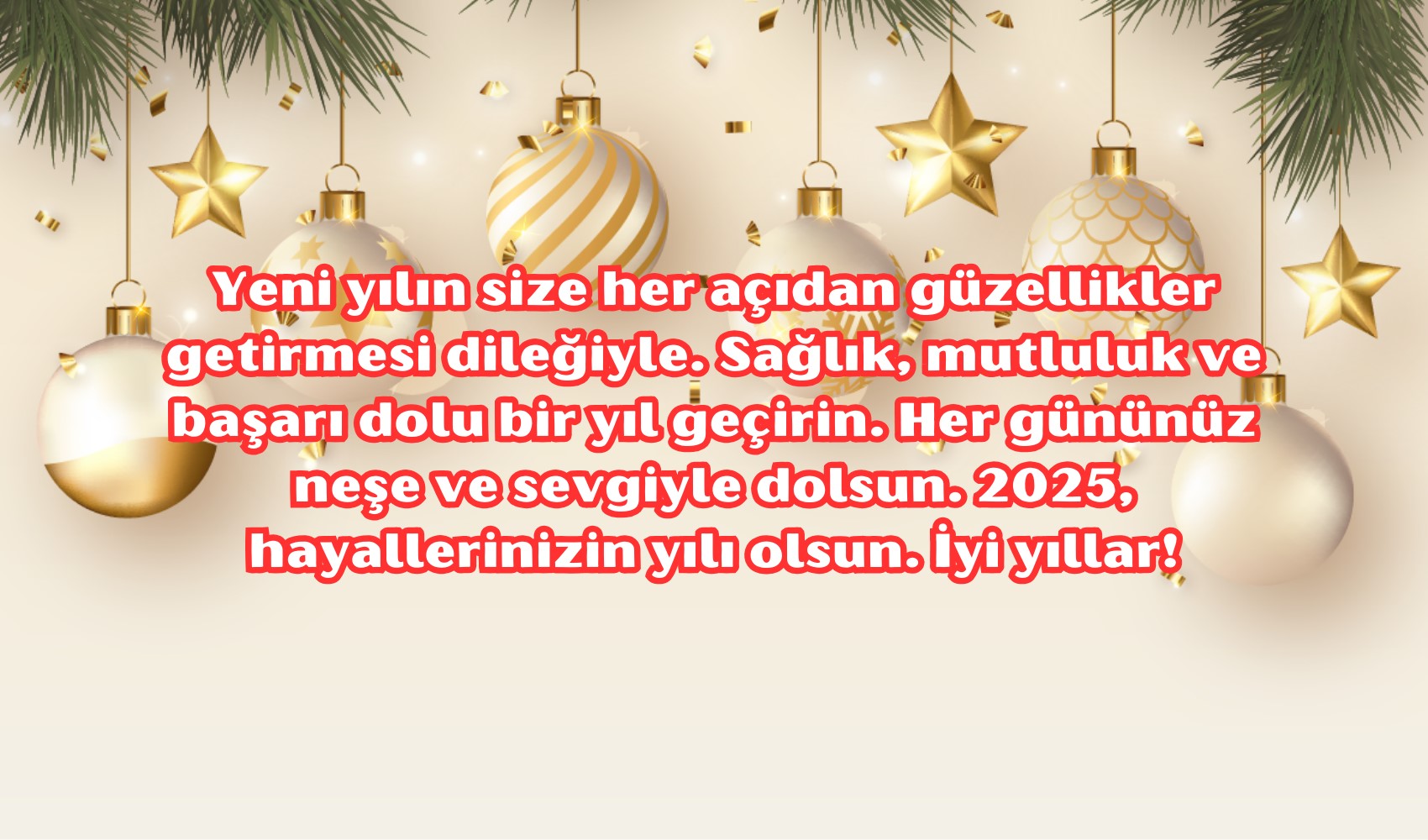 2025 Anlamlı yeni yıl mesajları: Resimli, anlamlı, uzun, duygusal ve samimi yılbaşı mesajları