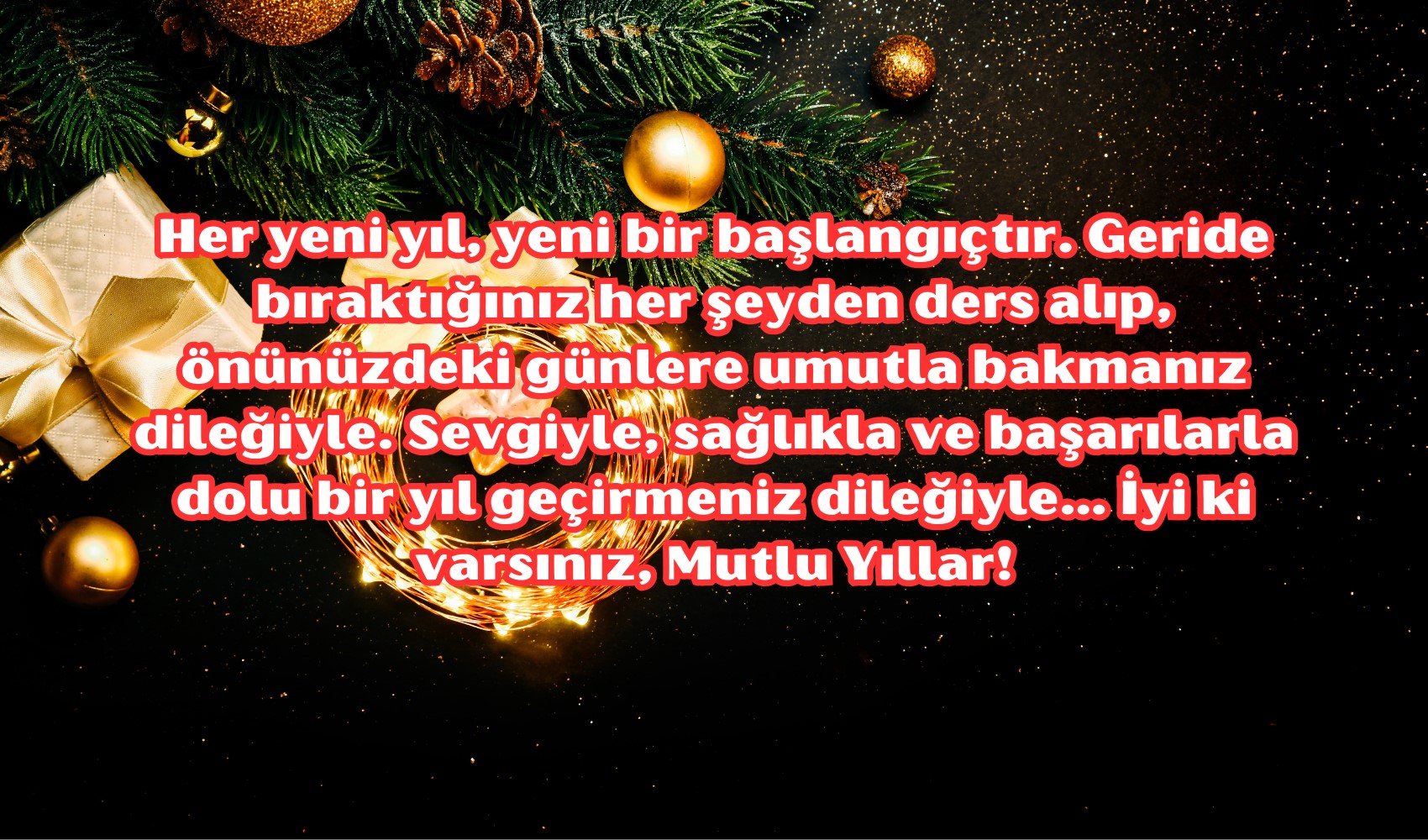 2025 Anlamlı yeni yıl mesajları: Resimli, anlamlı, uzun, duygusal ve samimi yılbaşı mesajları