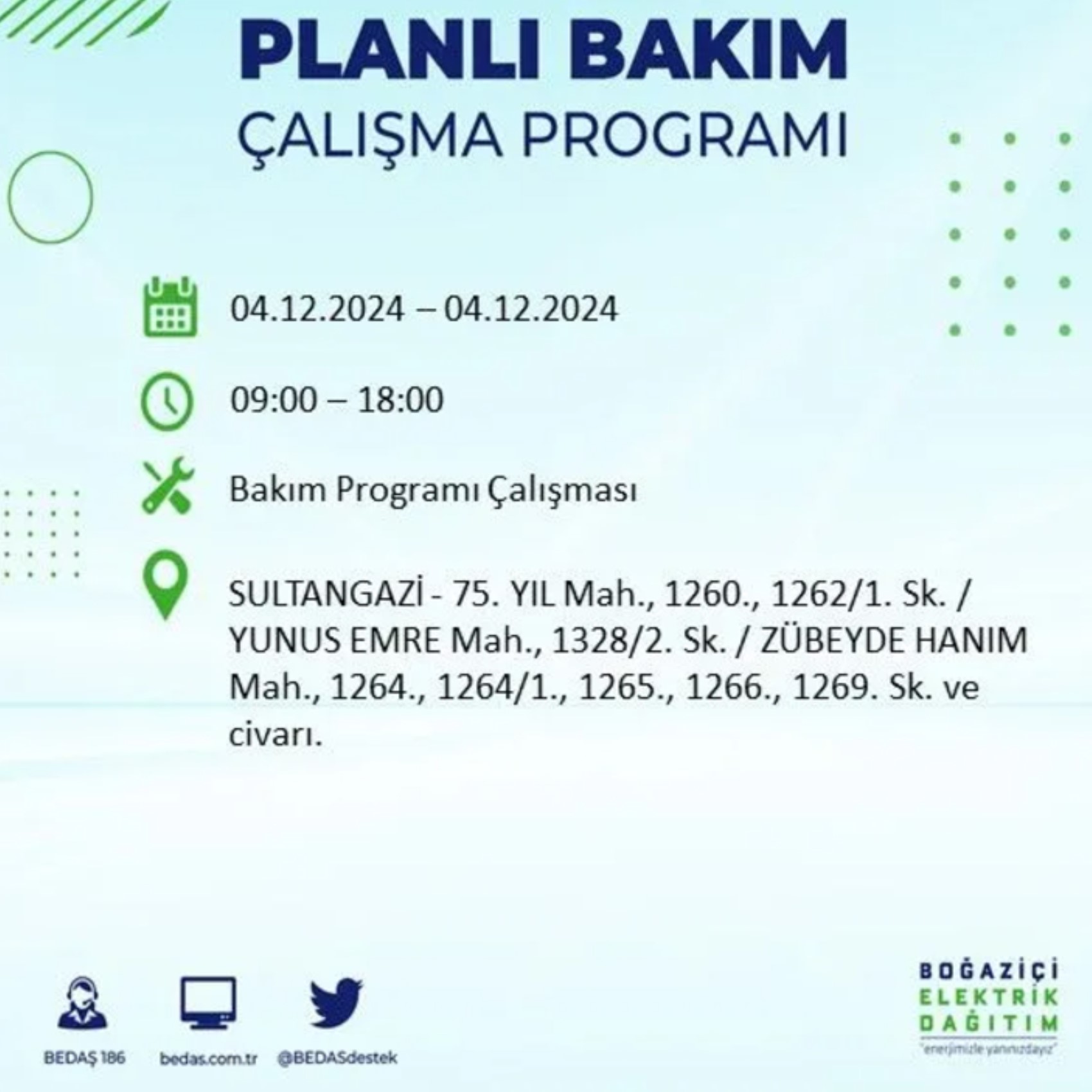 BEDAŞ açıkladı... İstanbul'da elektrik kesintisi: 4 Aralık Çarşamba hangi mahalleler etkilenecek?