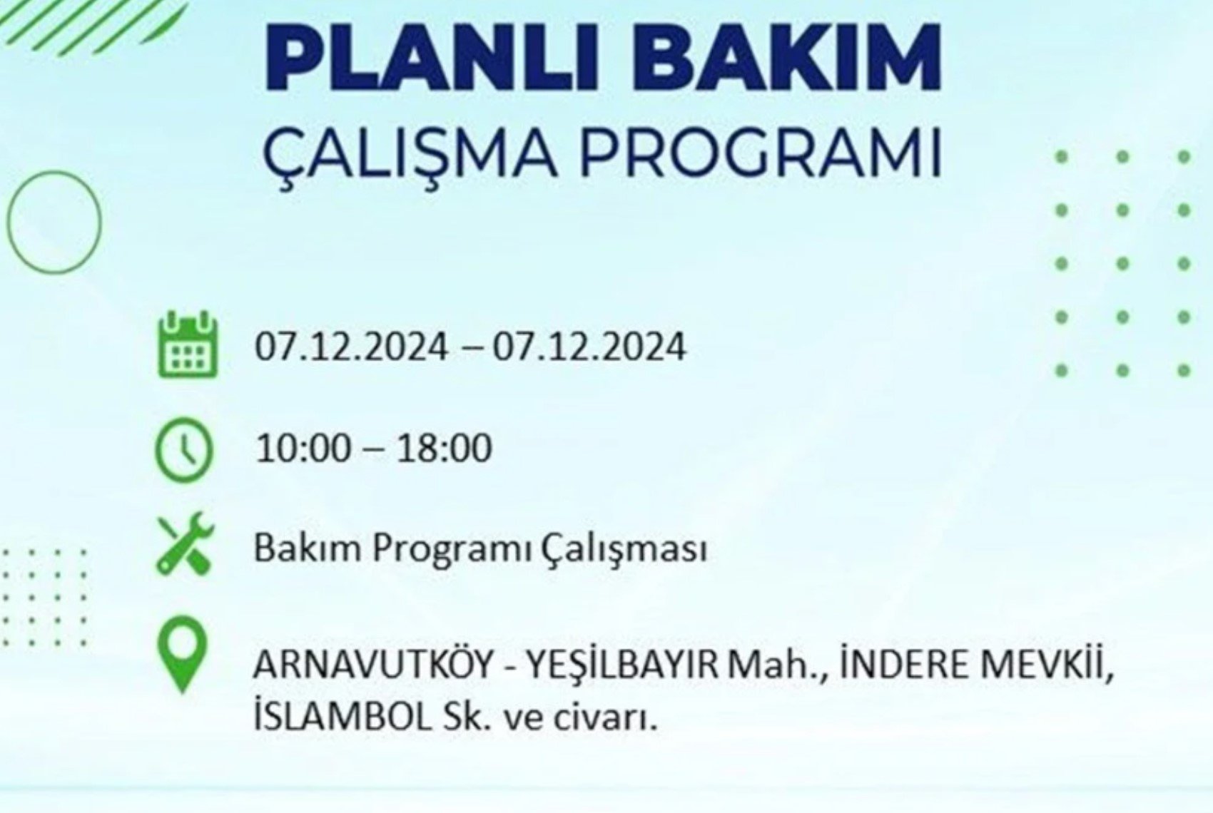 BEDAŞ açıkladı... İstanbul'da elektrik kesintisi: 7 Aralık'ta hangi mahalleler etkilenecek?