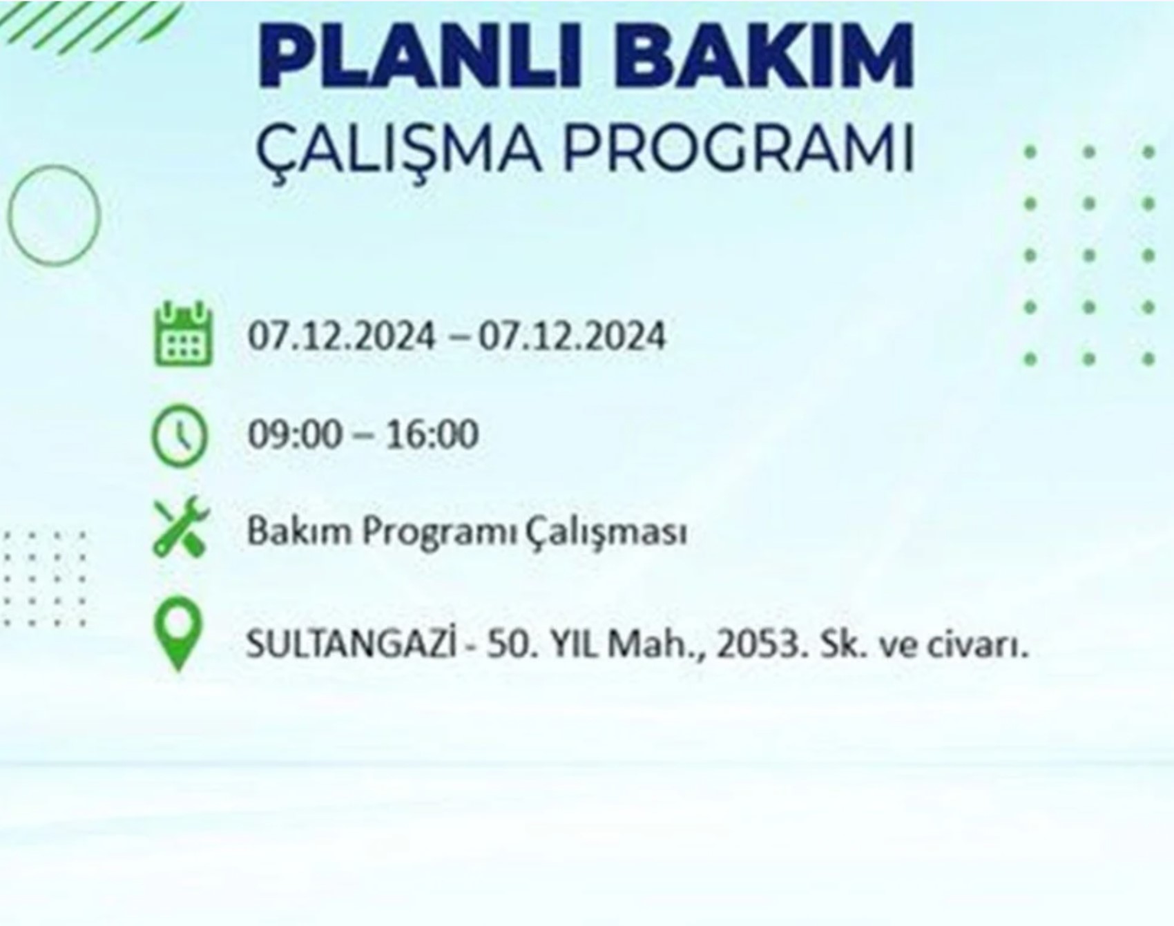 BEDAŞ açıkladı... İstanbul'da elektrik kesintisi: 7 Aralık'ta hangi mahalleler etkilenecek?