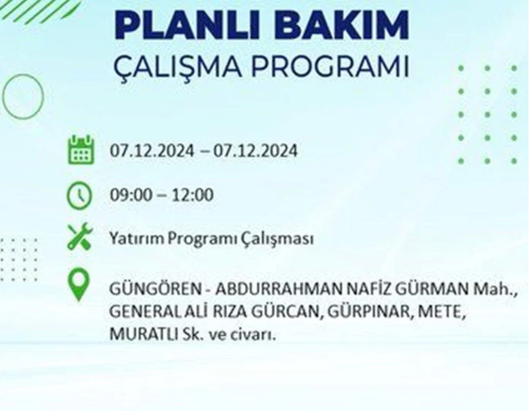 BEDAŞ açıkladı... İstanbul'da elektrik kesintisi: 7 Aralık'ta hangi mahalleler etkilenecek?