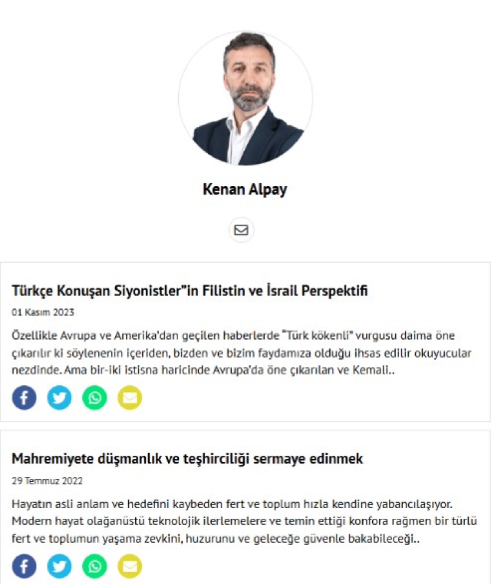 Atatürk düşmanı Akitçi Kenan Alpay CHP’li Üsküdar Belediyesi’nde çalışıyor: Köşe yazılarına ara vermiş