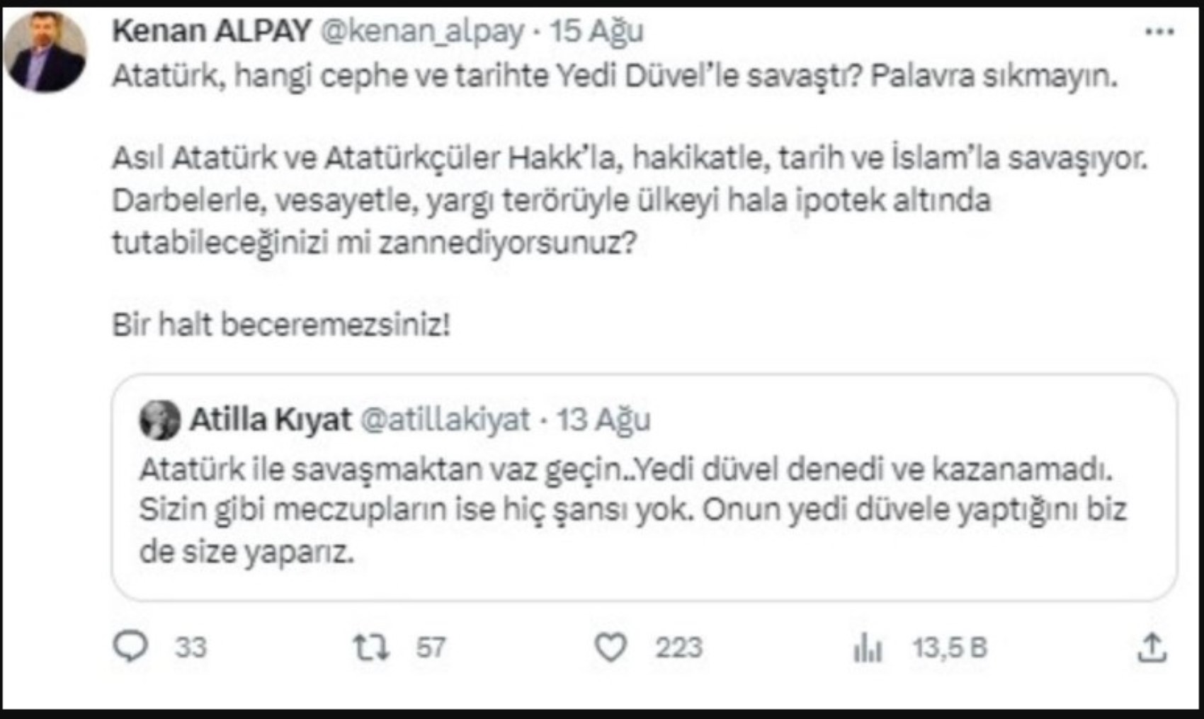 Atatürk düşmanı Akitçi Kenan Alpay CHP’li Üsküdar Belediyesi’nde çalışıyor: Köşe yazılarına ara vermiş