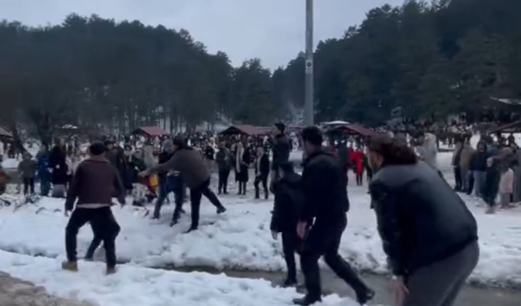 Rissa al festival delle acciughe a Bolu: pugni in aria!