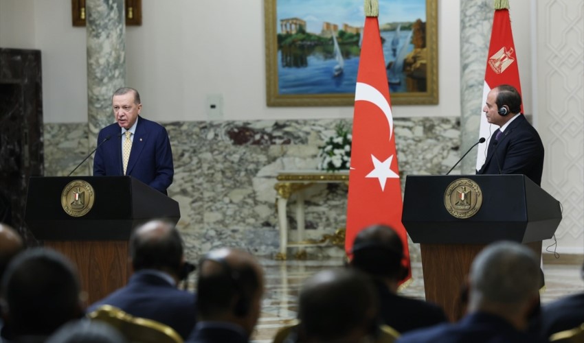 Erdoğan ve Sisi 11 yıl sonra ortak basın toplantısı gerçekleştirdi