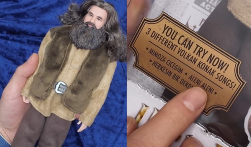 Volkan Konak şarkısı söyleyen Hagrid sosyal medyada gündem oldu