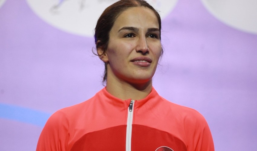 Buse Tosun Çavuşoğlu, Avrupa Güreş Şampiyonası'nda kadınlar 68 kiloda altın madalya kazandı