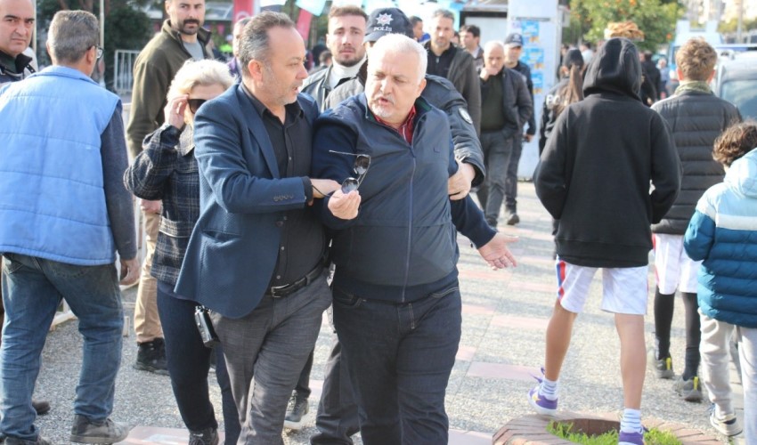 Tensioni prima della presentazione dei candidati dell'İYİ Parti: ha tentato di entrare con la forza