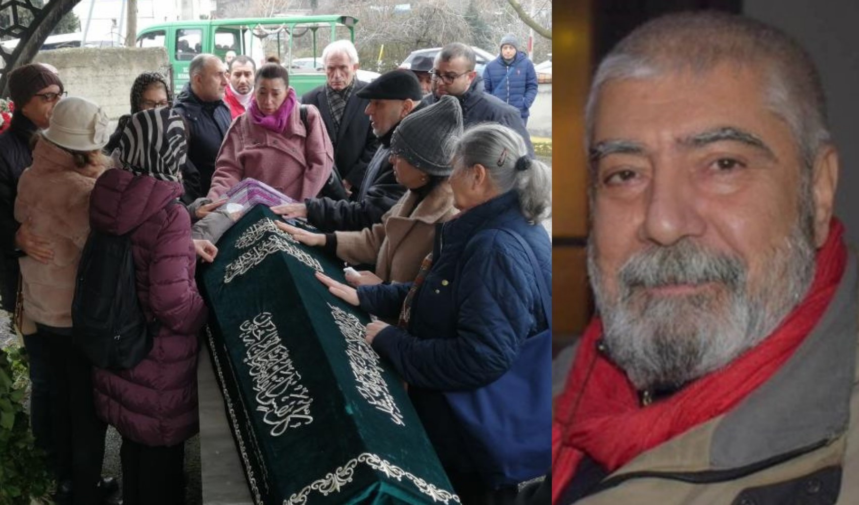 Ahmet Kaya'nın ağabeyi Mustafa Kaya son yolculuğuna uğurlandı