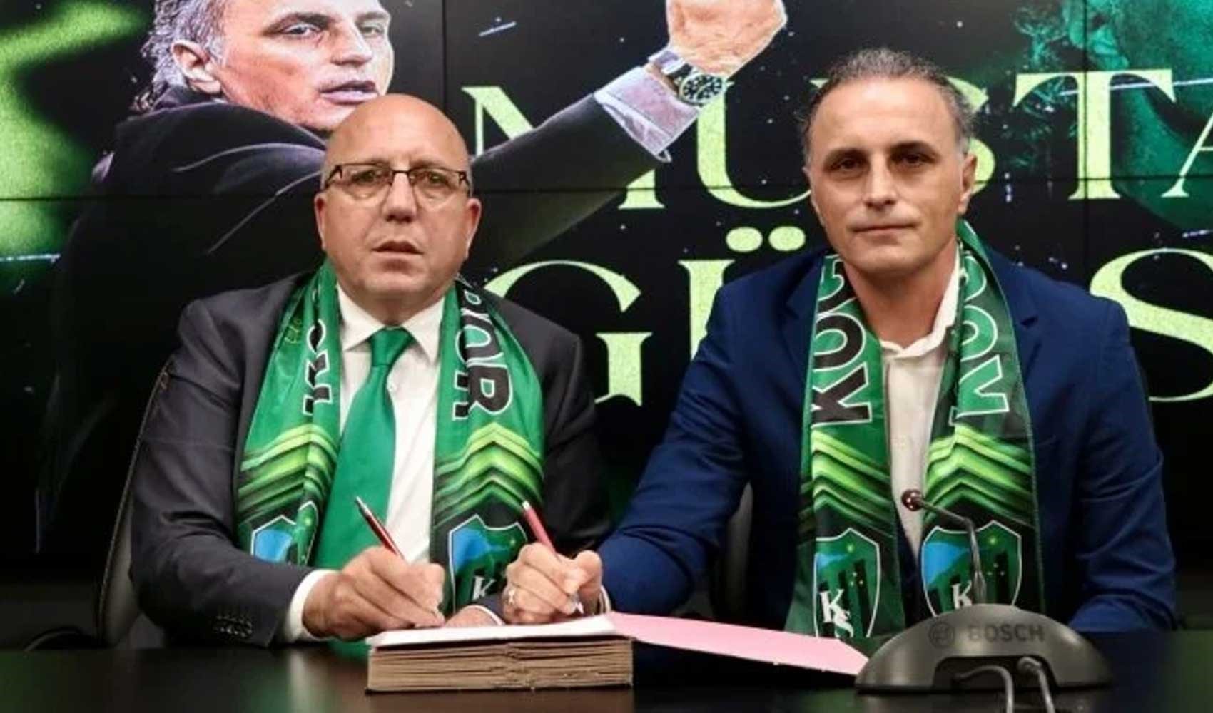 Kocaelispor, Mustafa Gürsel'le sözleşme imzaladı