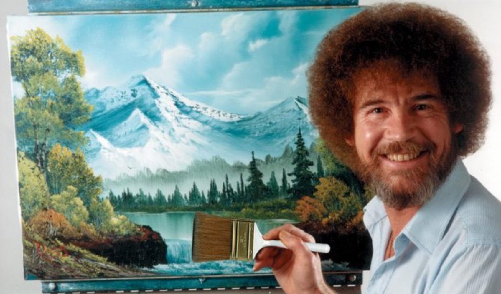 Bob Ross'un ilk tablosuydu: 'Ormanda Yürüyüş' 9,8 milyon dolara satıldı
