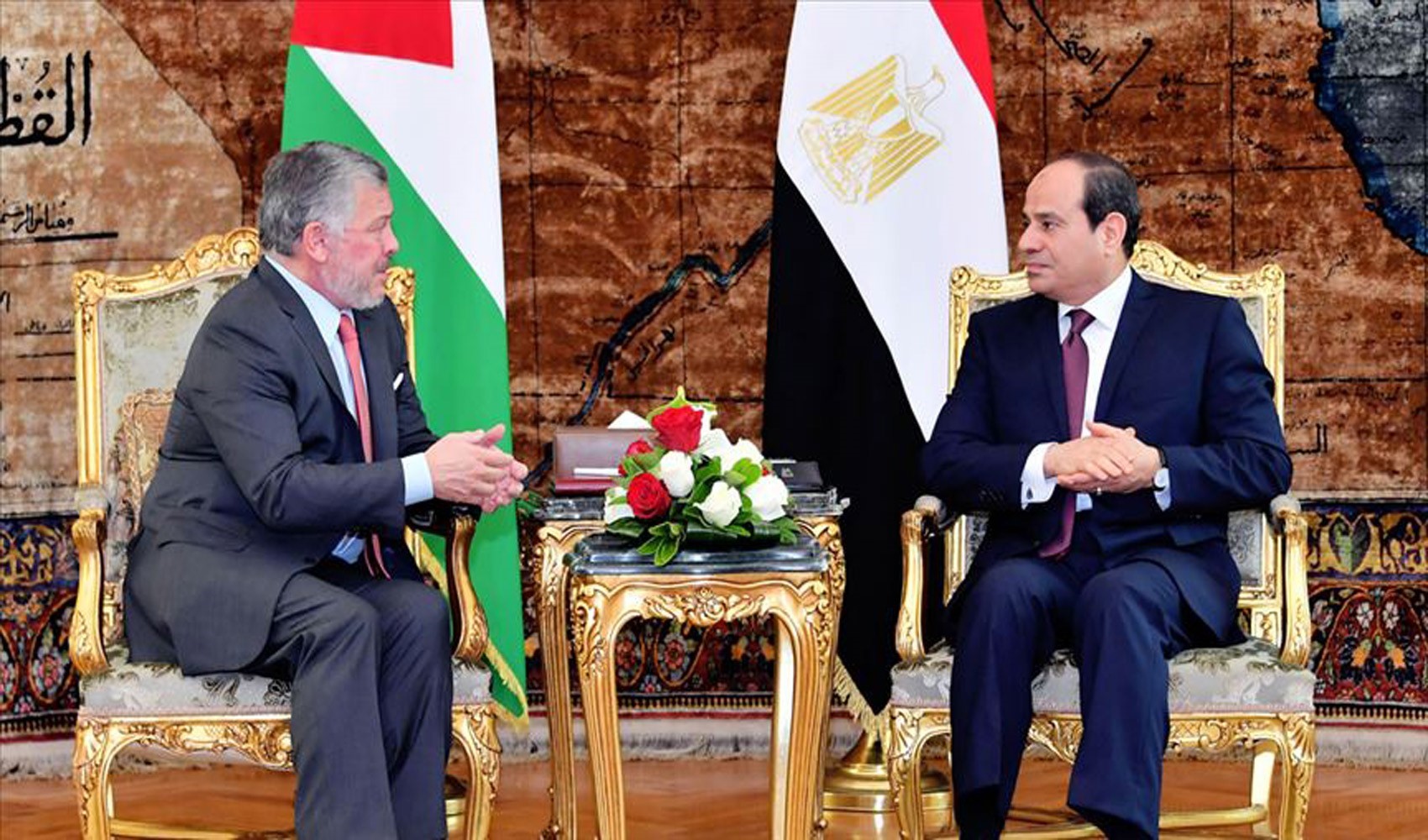 Mısır Cumhurbaşkanı Sisi ve Ürdün Kralı Abdullah'tan Gazze buluşması