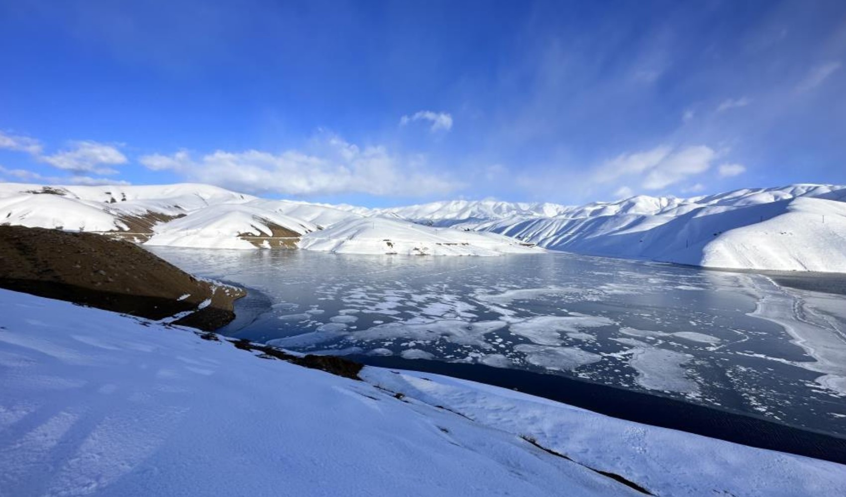 2 sene önce faaliyete geçmişti: Hakkari Yüksekova’daki Dilimli barajı dondu