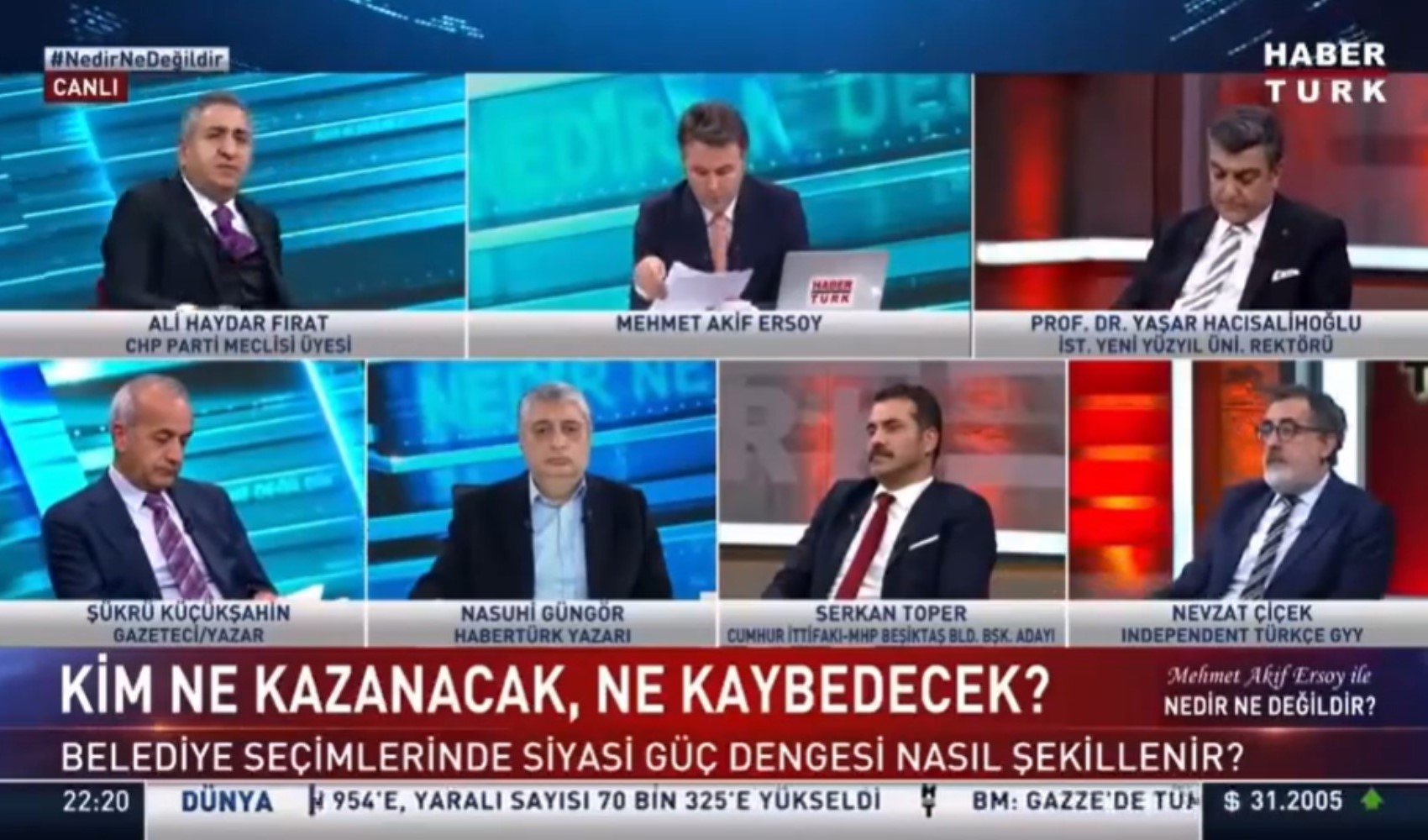 CHP'li Fırat, Habertürk ekranındaki alt yazı üzerinden başlayan tartışmalar sonucu canlı yayını terk etti