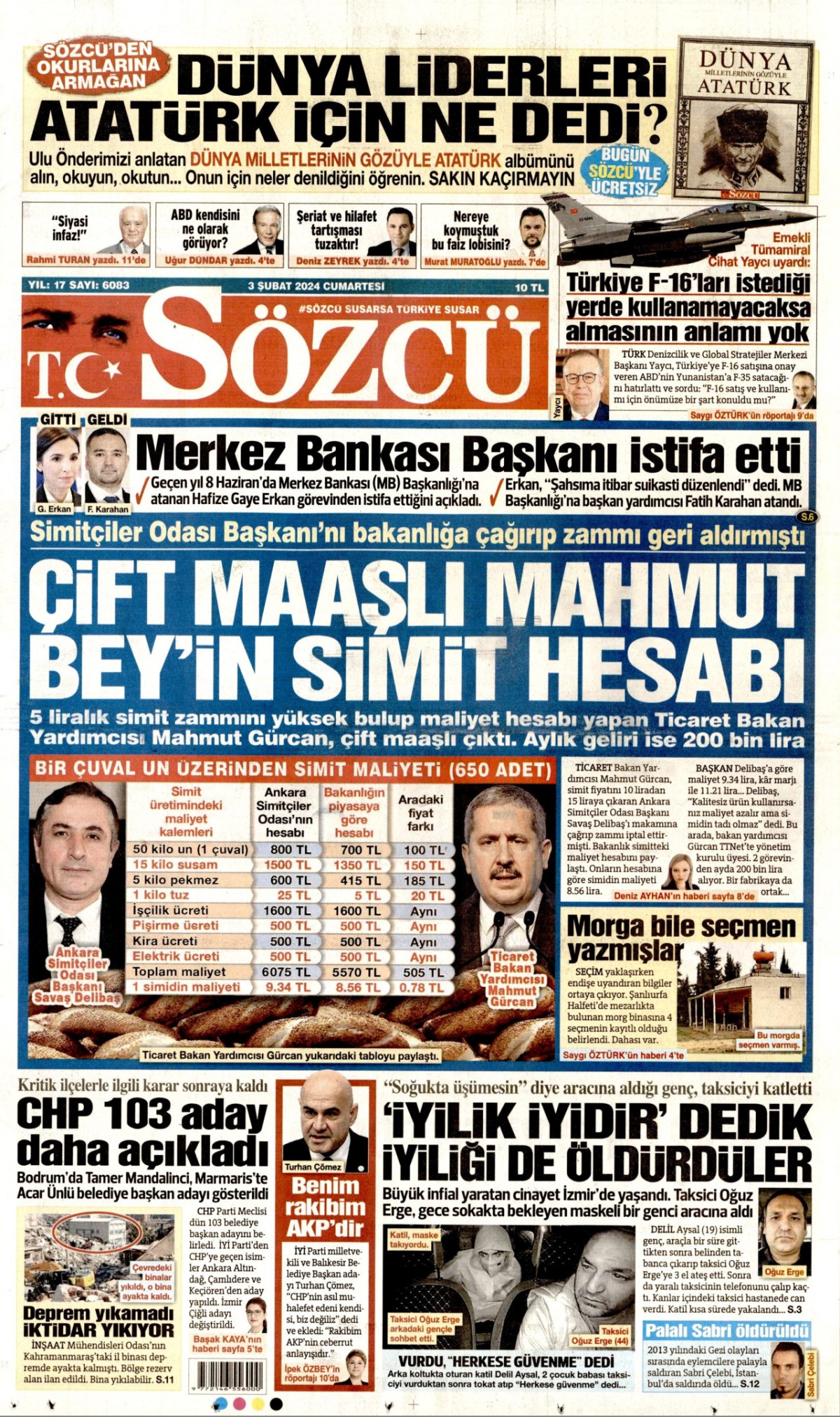 Gazeteler Hafize Gaye Erkan'ın istifasını nasıl gördü? 'Yüzde 45’e çıkardıkları faiz kaldı, kendi gitti'