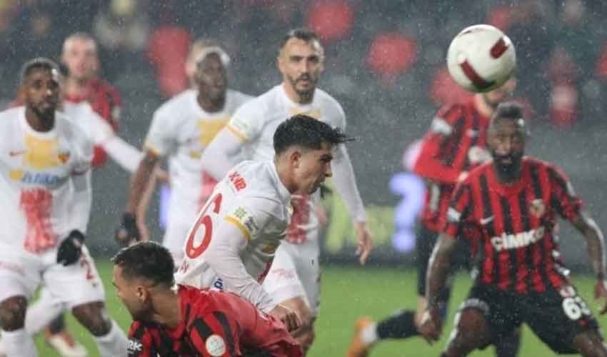 Gaziantep e Kayserispor si dividono la posta