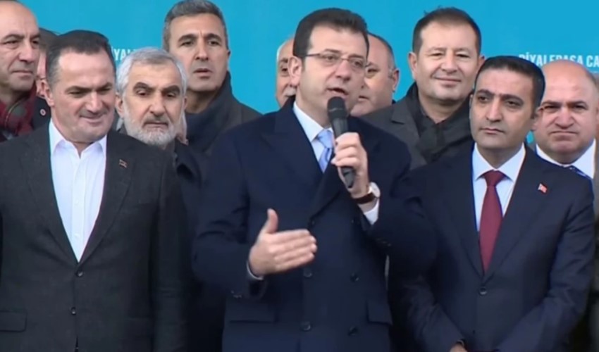 Il sindaco della municipalità metropolitana di Istanbul İmamoğlu ringrazia Yıldız dell'AKP