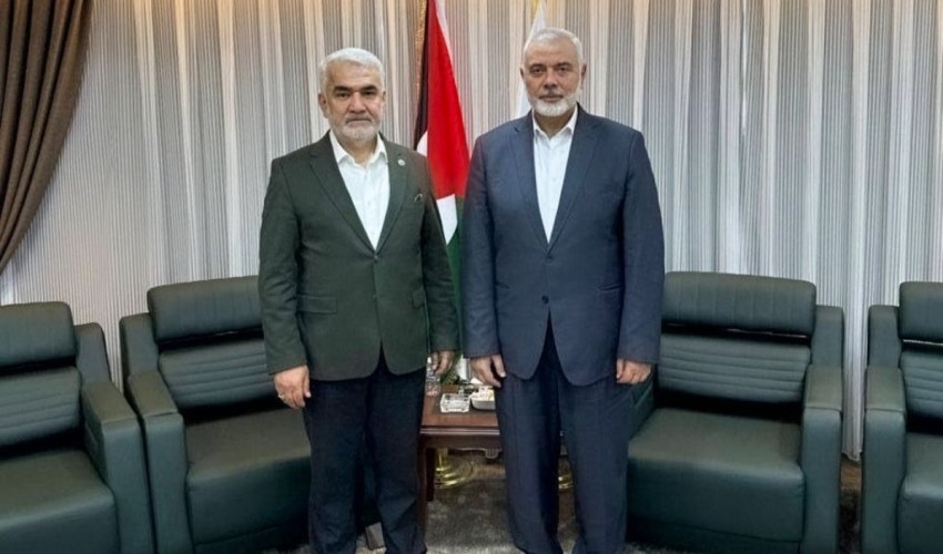 HÜDA PAR Genel Başkanı Yapıcıoğlu, Hamas lideri ile görüştü