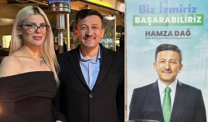AKP'nin İzmir stratejisinde 'partiye' yer yok!  Hamza Dağ afişten sildi
