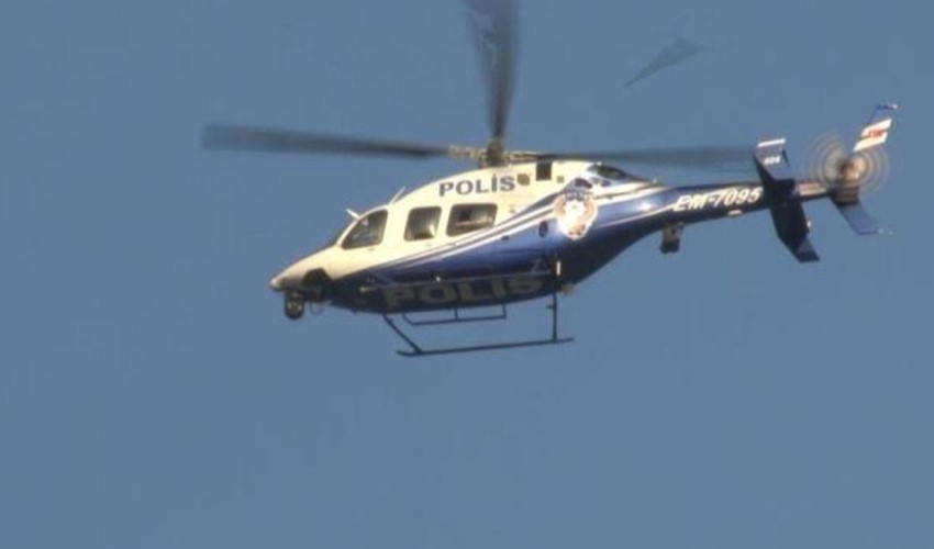 Polis helikopterine lazer tuttu: 91 bin lira ceza yedi