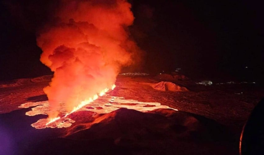 İzlanda'daki Sýlingarfell yanardağı bu yıl ikinci kez patladı